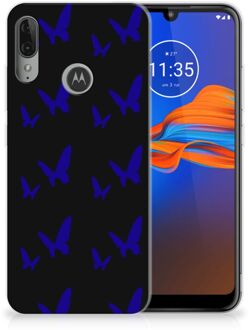 B2Ctelecom GSM Hoesje Motorola Moto E6 Plus TPU bumper Vlinder Patroon