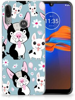 B2Ctelecom GSM Hoesje Motorola Moto E6 Plus TPU Hoesje Hondjes