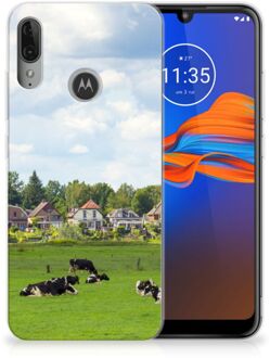 B2Ctelecom GSM Hoesje Motorola Moto E6 Plus TPU Hoesje Koeien