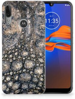 B2Ctelecom GSM Hoesje Motorola Moto E6 Plus TPU Hoesje Krokodillenprint