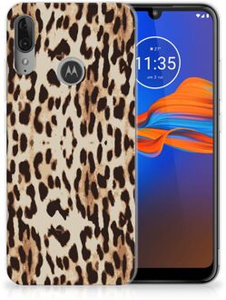 B2Ctelecom GSM Hoesje Motorola Moto E6 Plus TPU Hoesje Leopard