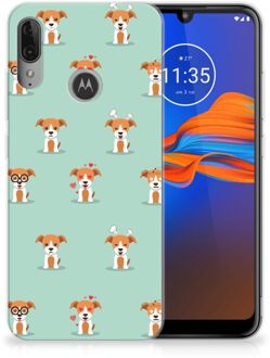 B2Ctelecom GSM Hoesje Motorola Moto E6 Plus TPU Hoesje Pups