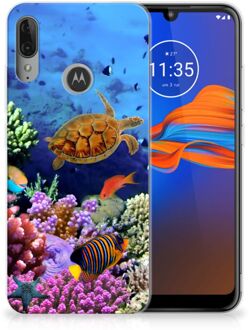 B2Ctelecom GSM Hoesje Motorola Moto E6 Plus TPU Hoesje Vissen