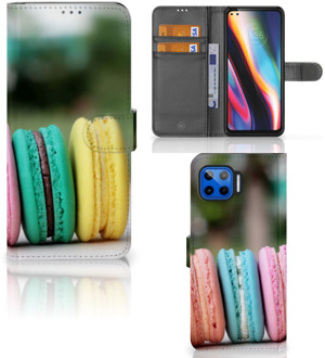 B2Ctelecom GSM Hoesje Motorola Moto G 5G Plus Flipcover Maken Macarons