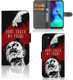 B2Ctelecom GSM Hoesje Motorola Moto G Pro Book Case met Pasjeshouder Zombie Blood