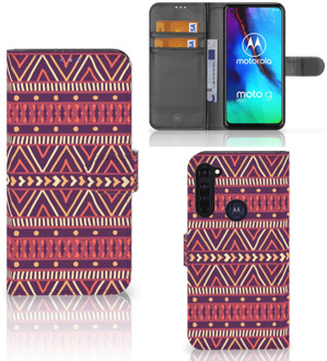 B2Ctelecom GSM Hoesje Motorola Moto G Pro Bookcase Aztec Purple