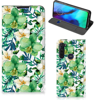 B2Ctelecom GSM Hoesje Motorola Moto G Pro Bookcase Cover Orchidee Groen