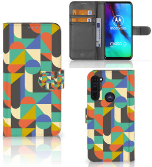 B2Ctelecom GSM Hoesje Motorola Moto G Pro Bookcase Funky Retro