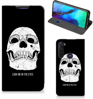 B2Ctelecom GSM Hoesje Motorola Moto G Pro Bookcase Skull Eyes