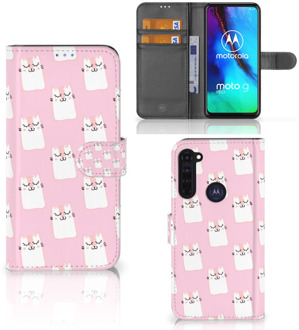 B2Ctelecom GSM Hoesje Motorola Moto G Pro Bookcase Valentijn Cadeaus Sleeping Cats