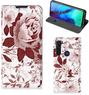 B2Ctelecom GSM Hoesje Motorola Moto G Pro Bookcase Watercolor Flowers