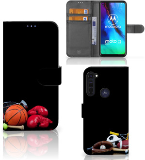 B2Ctelecom GSM Hoesje Motorola Moto G Pro Bookcover Ontwerpen Voetbal, Tennis, Boxing… Sports