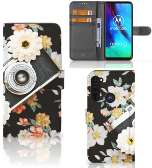 B2Ctelecom GSM Hoesje Motorola Moto G Pro Bookcover Vintage Camera