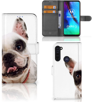 B2Ctelecom GSM Hoesje Motorola Moto G Pro Bookstyle Case Franse Bulldog