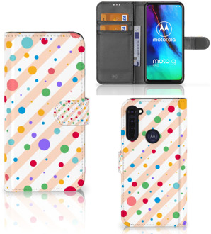 B2Ctelecom GSM Hoesje Motorola Moto G Pro Flip Cover Dots