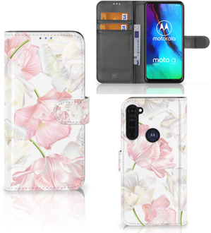 B2Ctelecom GSM Hoesje Motorola Moto G Pro Wallet Book Case Cadeau voor Mama Lovely Flowers