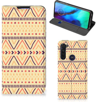 B2Ctelecom GSM Hoesje Motorola Moto G Pro Wallet Bookcase Aztec Yellow