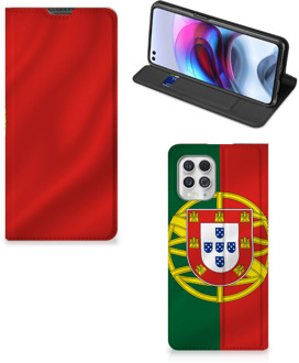 B2Ctelecom GSM Hoesje Motorola Moto G100 Bookcase Portugese Vlag