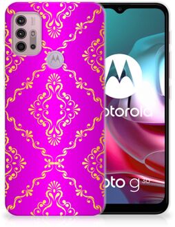 B2Ctelecom GSM Hoesje Motorola Moto G30 | G10 Beschermhoesje Barok Roze