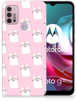 B2Ctelecom GSM Hoesje Motorola Moto G30 | G10 Beschermhoesje Sleeping Cats