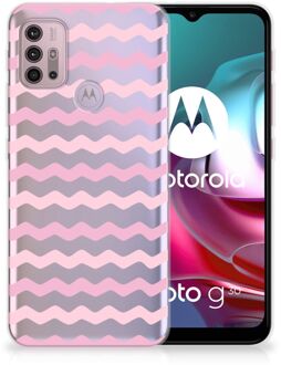 B2Ctelecom GSM Hoesje Motorola Moto G30 | G10 Bumper Hoesje Waves Roze