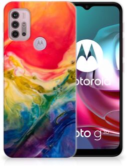 B2Ctelecom GSM Hoesje Motorola Moto G30 | G10 TPU Bumper Watercolor Dark