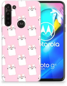 B2Ctelecom GSM Hoesje Motorola Moto G8 Power Beschermhoesje Sleeping Cats