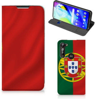 B2Ctelecom GSM Hoesje Motorola Moto G8 Power Bookcase Portugese Vlag