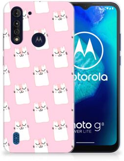 B2Ctelecom GSM Hoesje Motorola Moto G8 Power Lite Beschermhoesje Sleeping Cats