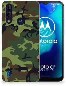 B2Ctelecom GSM Hoesje Motorola Moto G8 Power Lite Smartphonehoesje Camouflage