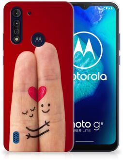 B2Ctelecom GSM Hoesje Motorola Moto G8 Power Lite TPU Bumper Super als Valentijnscadeau Liefde