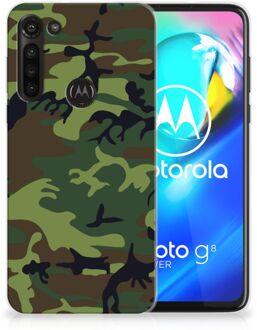 B2Ctelecom GSM Hoesje Motorola Moto G8 Power Smartphonehoesje Camouflage