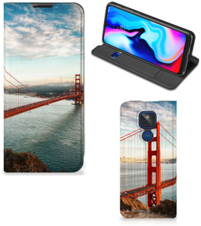 B2Ctelecom GSM Hoesje Motorola Moto G9 Play Smartphonehoesje met naam San Francisco