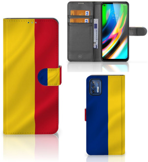 B2Ctelecom GSM Hoesje Motorola Moto G9 Plus Bookcase Roemenië