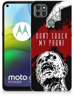 B2Ctelecom GSM Hoesje Motorola Moto G9 Power Back Case TPU Siliconen Hoesje Zombie Blood