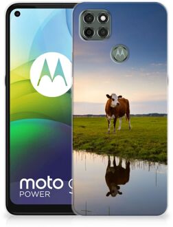 B2Ctelecom GSM Hoesje Motorola Moto G9 Power Backcase TPU Siliconen Hoesje Koe