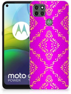 B2Ctelecom GSM Hoesje Motorola Moto G9 Power Beschermhoesje Barok Roze