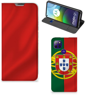 B2Ctelecom GSM Hoesje Motorola Moto G9 Power Bookcase Portugese Vlag