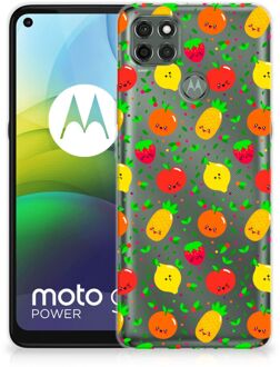 B2Ctelecom GSM Hoesje Motorola Moto G9 Power TPU Bumper Doorzichtig Fruits