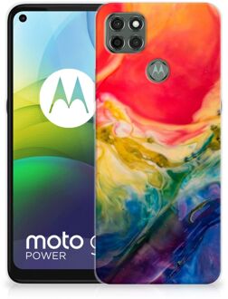 B2Ctelecom GSM Hoesje Motorola Moto G9 Power TPU Bumper Watercolor Dark