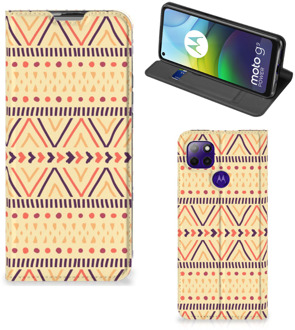 B2Ctelecom GSM Hoesje Motorola Moto G9 Power Wallet Bookcase Aztec Yellow