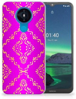 B2Ctelecom GSM Hoesje Nokia 1.4 Beschermhoesje Barok Roze