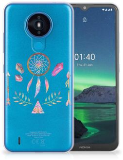 B2Ctelecom GSM Hoesje Nokia 1.4 Bumper Hoesje Doorzichtig Boho Dreamcatcher