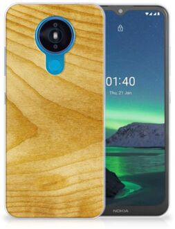 B2Ctelecom GSM Hoesje Nokia 1.4 Cover Case Licht Hout