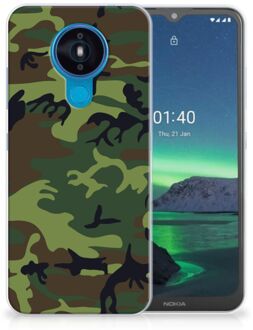 B2Ctelecom GSM Hoesje Nokia 1.4 Smartphonehoesje Camouflage