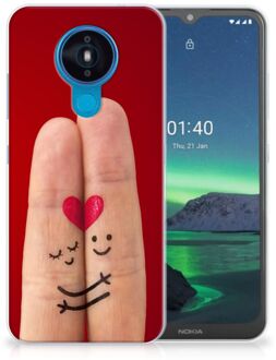 B2Ctelecom GSM Hoesje Nokia 1.4 TPU Bumper Super als Valentijnscadeau Liefde