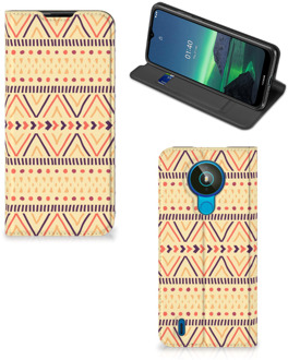 B2Ctelecom GSM Hoesje Nokia 1.4 Wallet Bookcase Aztec Yellow