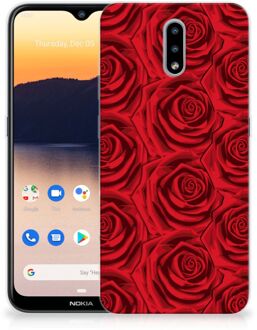 B2Ctelecom GSM Hoesje Nokia 2.3 TPU Bumper Red Roses