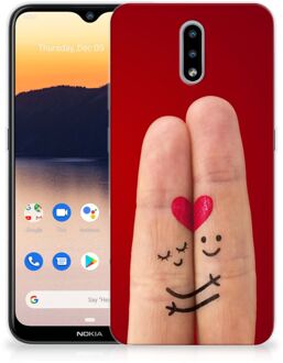 B2Ctelecom GSM Hoesje Nokia 2.3 TPU Bumper Super als Valentijnscadeau Liefde