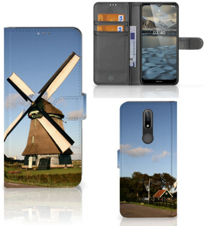 B2Ctelecom GSM Hoesje Nokia 2.4 Mobiel Bookcase Molen